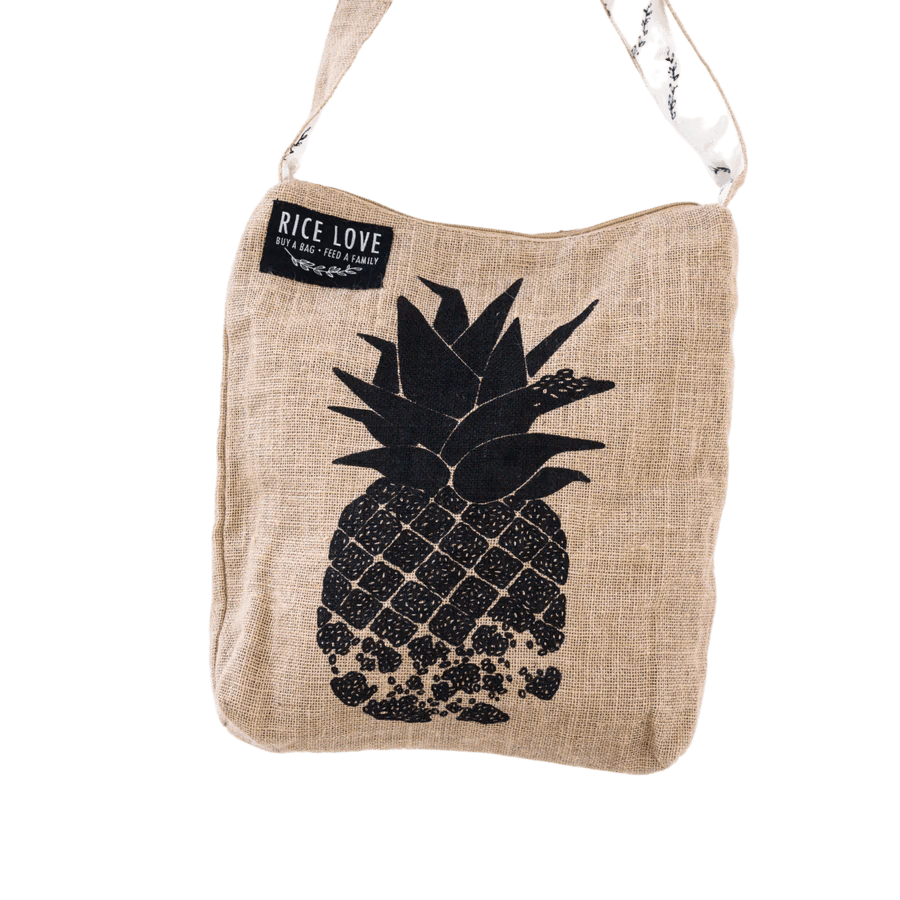 Rice Love Artist Series Crossbody Tote - Gentle Nudges