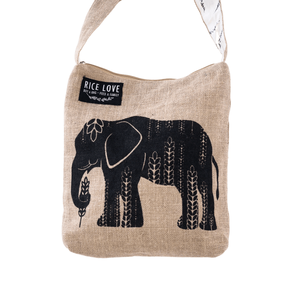 Rice Love Artist Series Crossbody Tote - Gentle Nudges