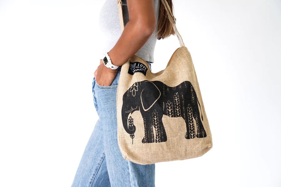 Rice Love Artist Series Crossbody Tote - Gentle Nudges