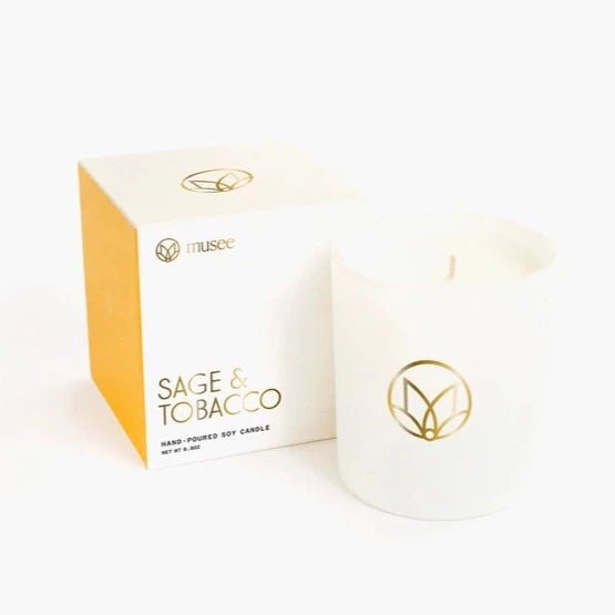 Sage &amp; Tobacco | Handcrafted Soy Candle (Copy) - Gentle Nudges