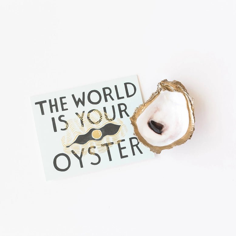 World is Your Oyster Jewelry Dish - Gentle Nudges